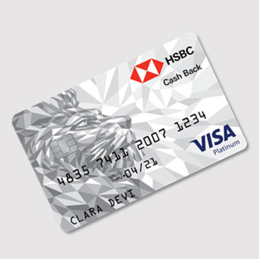 Kartu Kredit HSBC Visa Platinum Cash Back