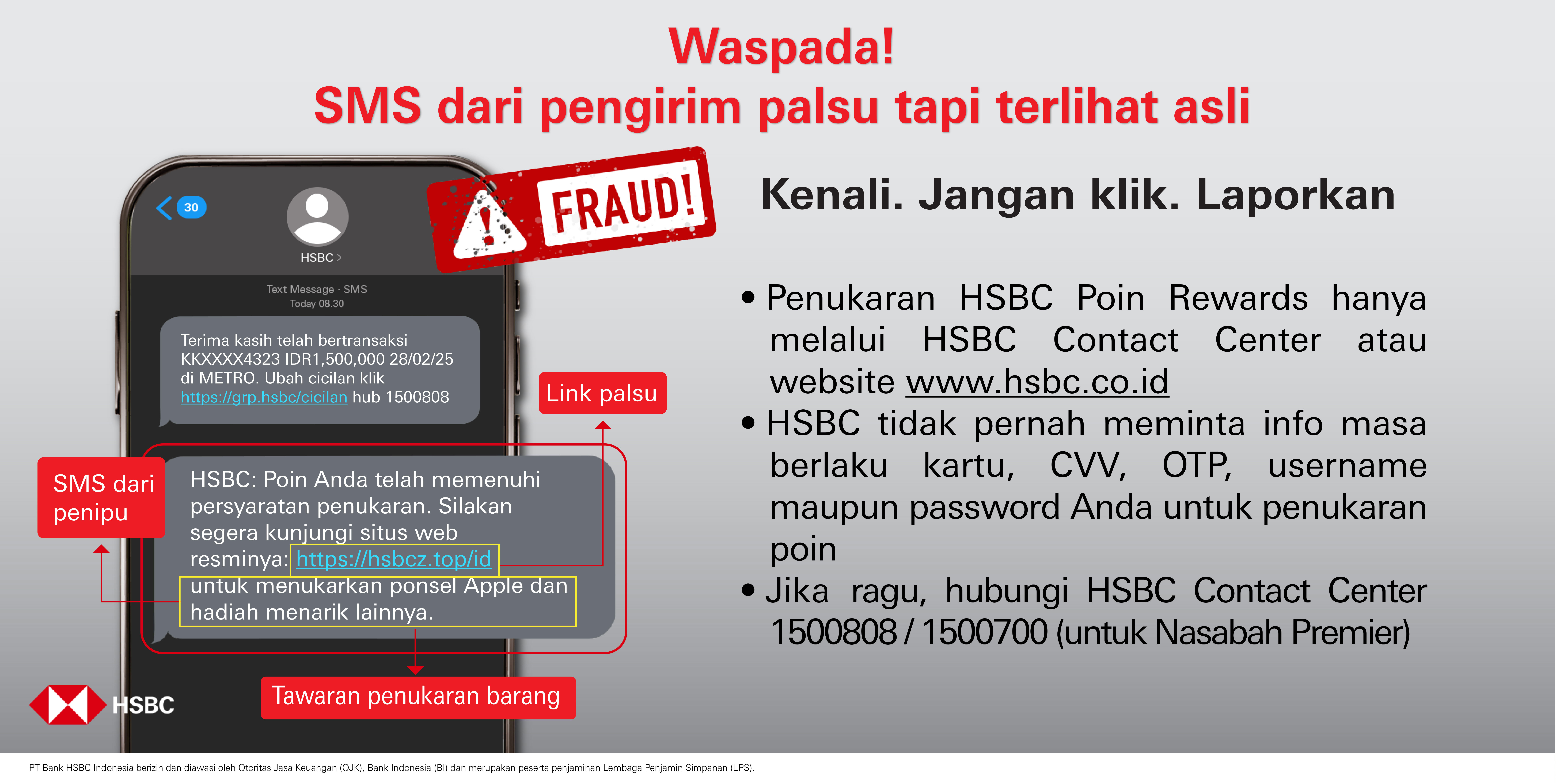 Fraud Warning Pop Up