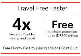 Travle free faster 4X Points for travel and dining dan Complimentary air tickets and hotel stays
