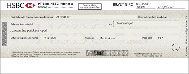 Contoh Cek Bank Indonesia - Shoe Susu Contoh Cek Bank Indonesia - Shoe Susu